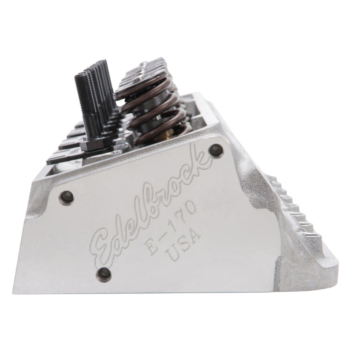 Culasse Edelbrock SBC Performer RPM 23 degrés 170cc Admission 60cc Chambre à poussoir plat Came complète