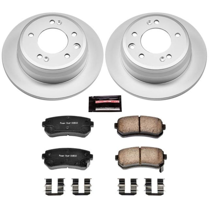 Kit de freins arrière Power Stop 09-12 Hyundai Elantra Z17 Evolution Geomet avec revêtement