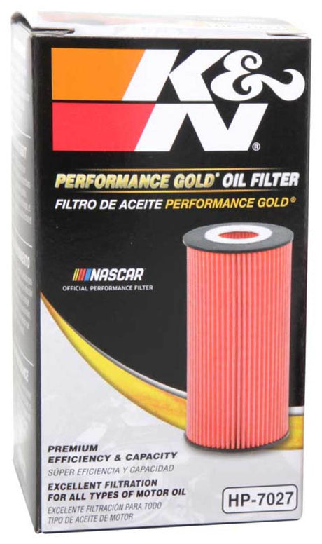 Filtre à huile K&amp;N Performance pour GM 09-19 1,4 L / 1,6 L / 1,8 L avec boîtier de filtre Hengst