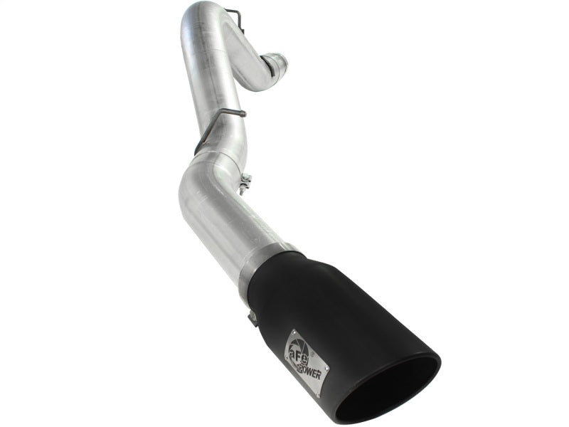 Échappement aFe Atlas 5 pouces DPF-Back Al Steel 11-13 Camions diesel GM V8-6,6 L (td) LML (embout noir)