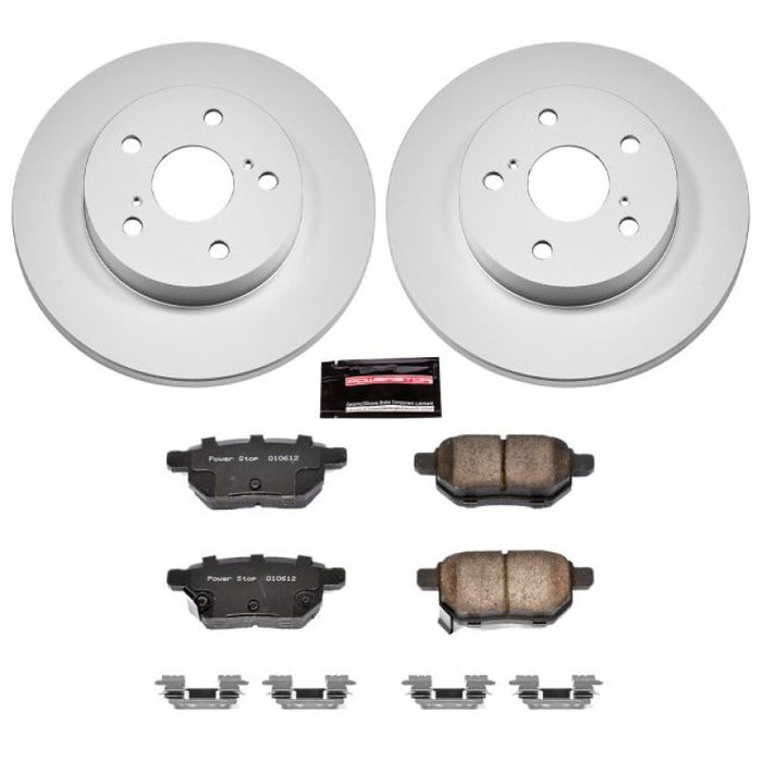 Kit de freins arrière Power Stop 09-10 Pontiac Vibe Z17 Evolution Geomet avec revêtement