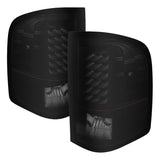 xTune Chevy Silverado 07-13 LED Tail Lights Black Smoke ALT-JH-CS07-LED-BKSM