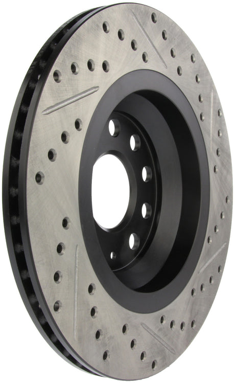 Rotor arrière droit fendu et percé StopTech 09 VW Passat CC / 06-09 Passat