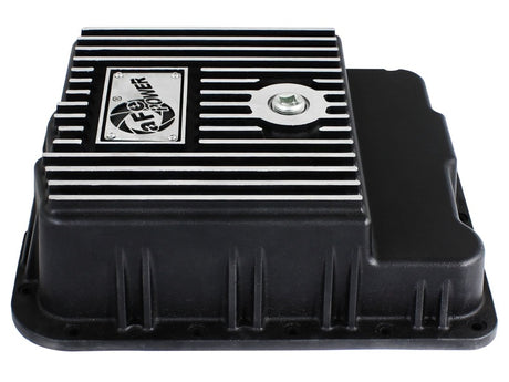 Carter de transmission aFe (noir avec ailettes usinées) Camions GM 99-16 (4L60-E/4L60E/4L65E/4L70E/4L75E)