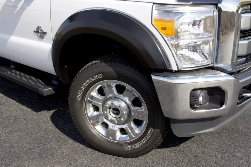 Lund 14-15 GMC Sierra 1500 Ex-Extrawide Style Textured Elite Series Fender Flares - Black (4 Pc.)