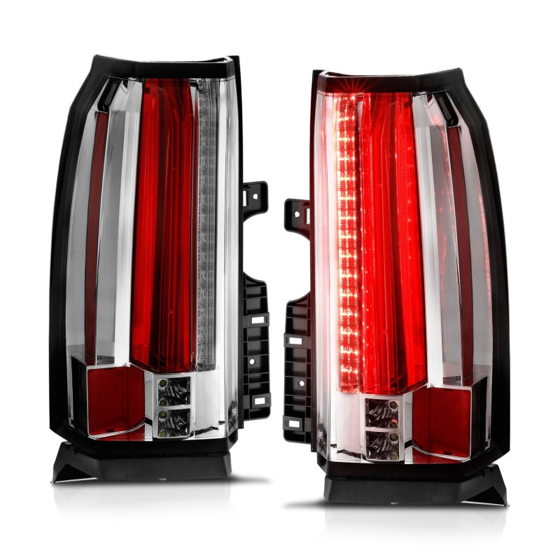 ANZO 2015-2017 Chevrolet Suburban/Tahoe LED Taillights Chrome