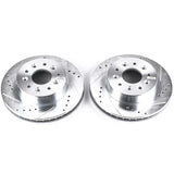 Disques de frein avant percés et fendus Power Stop 63-82 Chevrolet Corvette Evolution - Paire