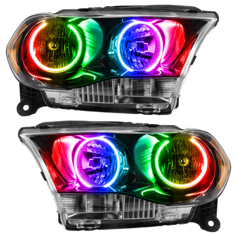 Oracle 11-13 Dodge Durango SMD HL Halogen - Black - ColorSHIFT w/o Controller