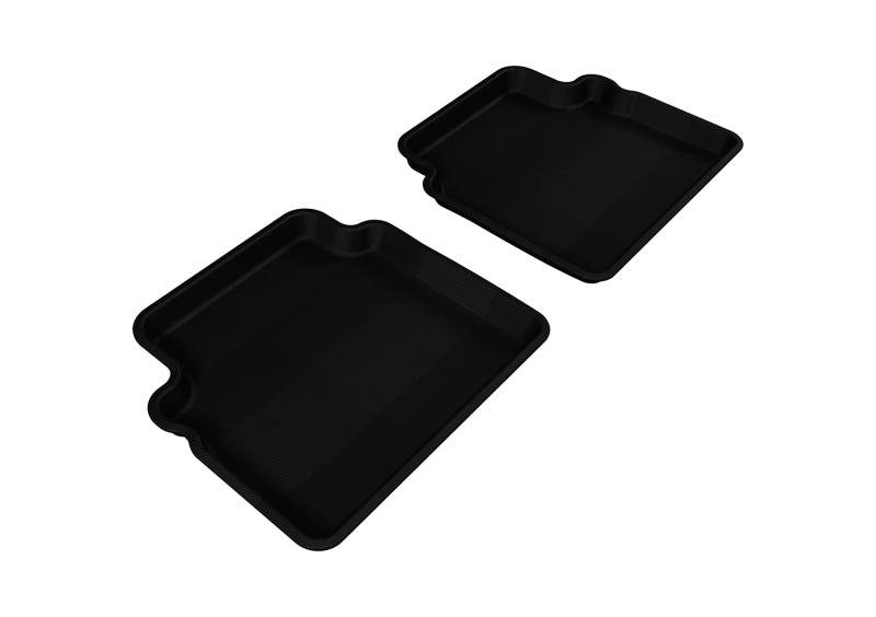 Tapis de sol 3D MAXpider pour Chevrolet Aveo Kagu 2007-2011, 2e rangée - Noir