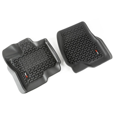 Revêtement de plancher avant Rugged Ridge noir pour Ford F-150 / Raptor / Extended / Super Crew Cab 2015-2020