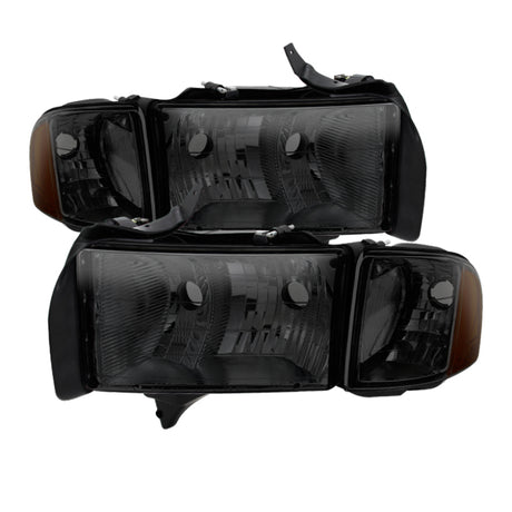 xTune Dodge Ram Sport Model Only 1999-2002 OEM Headlights Smoked HD-JH-DR99-SP-SM