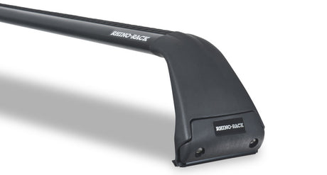 Barres de toit Rhino-Rack 07-22 pour Jeep Wrangler JK/JL 2 portes à toit rigide Vortex SG 2 barres - Noir