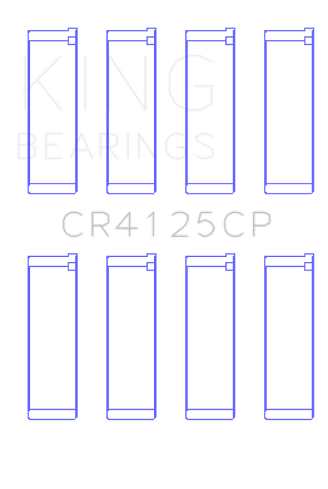 Roulement de bielle de performance King Subaru EJ20/EJ22/EJ25 (y compris turbo) (taille 0,5) - Jeu de 4
