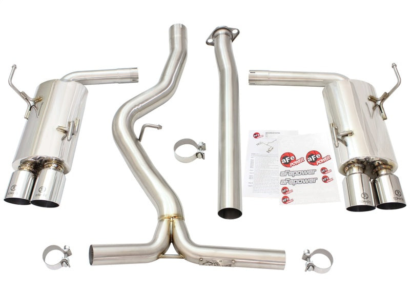 aFe Takeda 3in SS Exhaust Cat-Back 15-16 Subaru WRX/STI 2.0L/2.5L Embouts polis