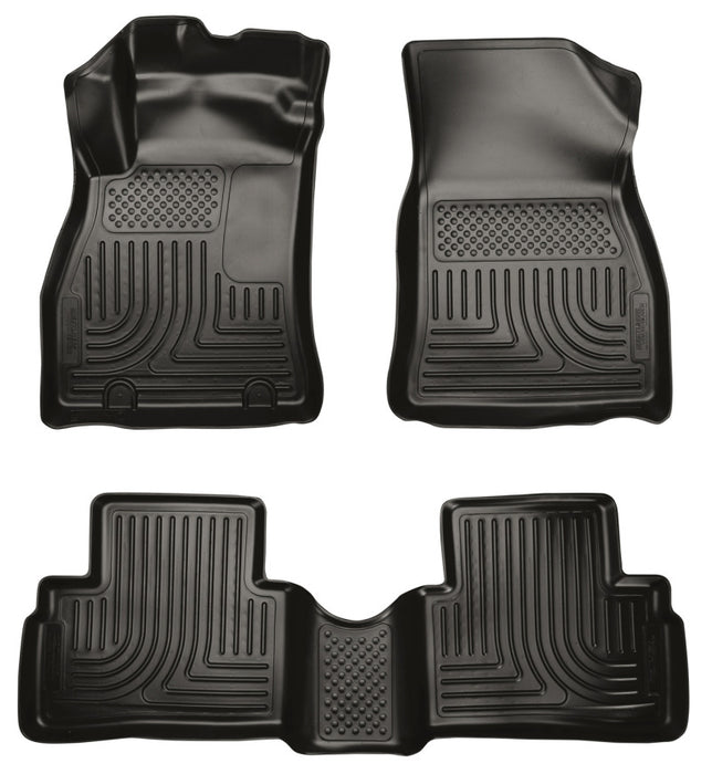 Revêtements de sol noirs Husky Liners 2011 Nissan Juke WeatherBeater Combo