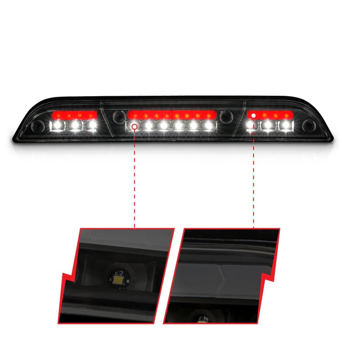 ANZO 15-20 Ford F-150 - F-450 Troisième feu stop à LED - Boîtier noir/lentille fumée