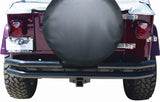 Pare-chocs arrière à double tube pour Jeep CJ5 Rampage 1976-1983 - Noir