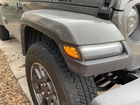 Clignotants avant à LED à lentille fumée Oracle Jeep Wrangler JL VOIR LA GARANTIE
