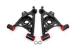 BMR 79-93 Fox Mustang Non-Adj Lower A-Arms Standard Ball Joint Spring Pocket - Black Hammertone BMR Suspension