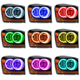 Oracle Dodge Durango 04-06 Halo Kit - ColorSHIFT w/ Simple Controller