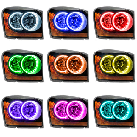 Oracle Dodge Durango 04-06 Halo Kit - ColorSHIFT sans contrôleur VOIR LA GARANTIE