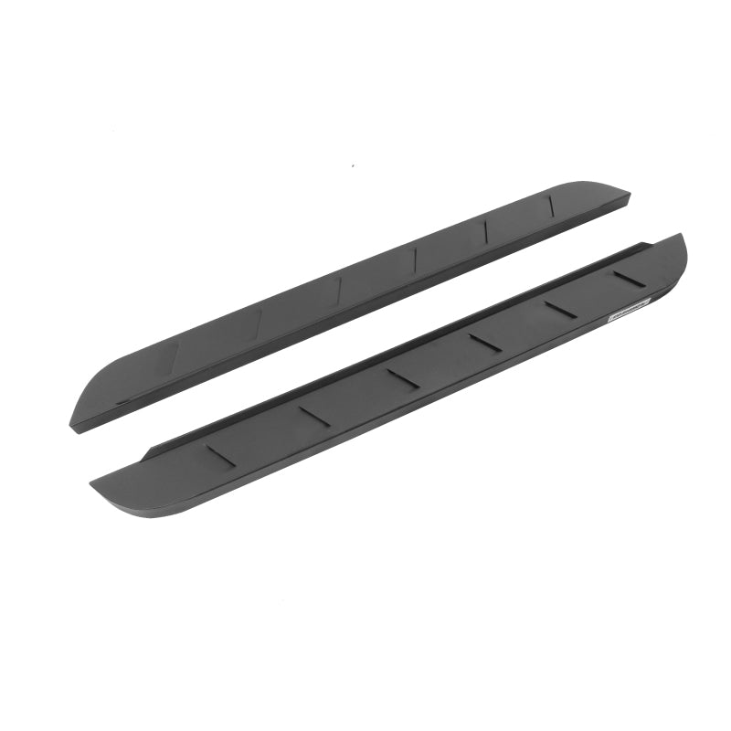 Go Rhino RB10 Slim Running Boards 57in. Cab Length - Tex. Blk (No Drill/Mounting Brackets Required)