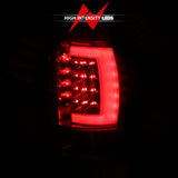 Feux arrière à LED ANZO 1994-2001 Dodge Ram 1500 style planche chromé avec lentille transparente