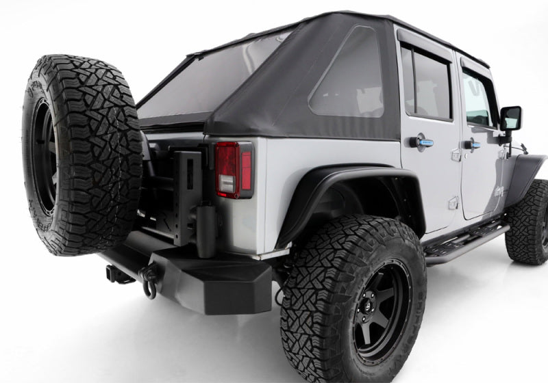 Protection de roche et de culbuteur pour Jeep Wrangler JK Unlimited TrailCrawler 07-18 - Noir