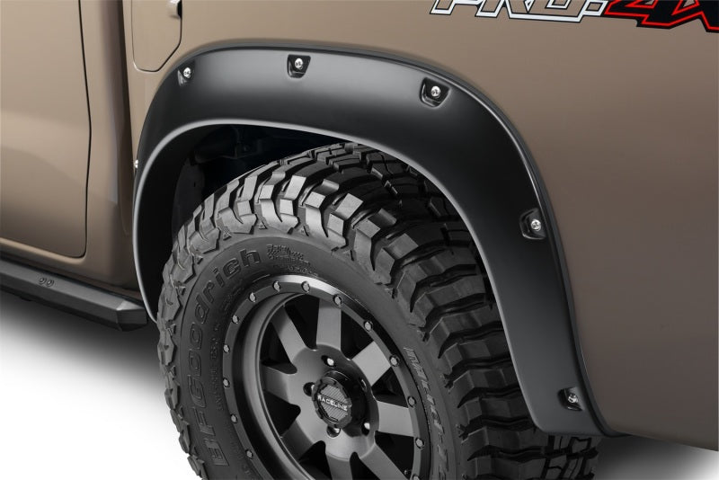 Élargisseurs d'ailes Bushwacker 22-24 Nissan Frontier Pocket Style 4 pièces - Noir