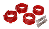 Ensemble de bagues de plaque de ressort arrière rouges Energy Suspension 69-78 Vokswagen (refroidi par air)