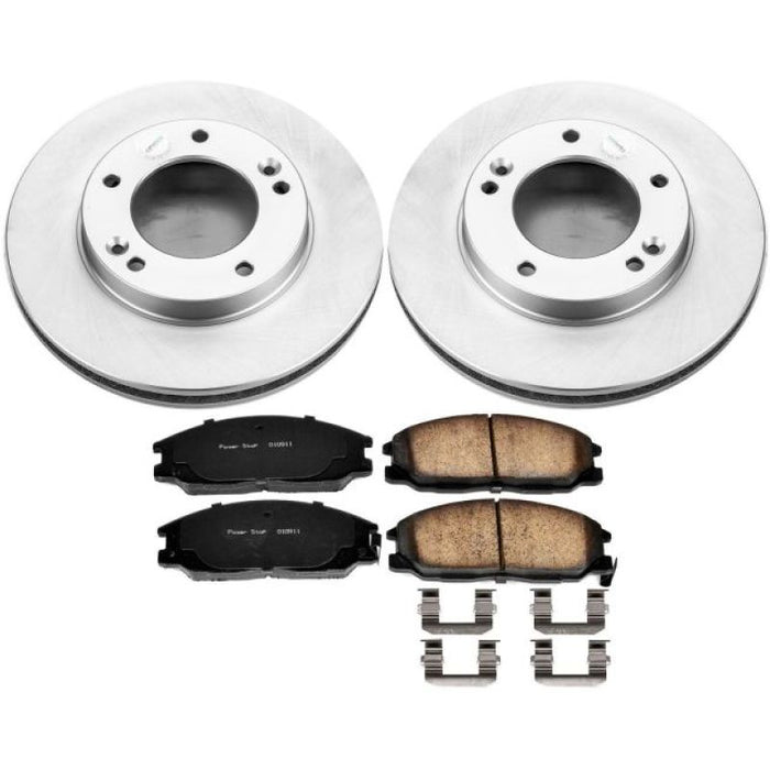 Kit de freins Power Stop 03-06 avec revêtement Geomet Z17 Evolution pour Kia Sorento avant