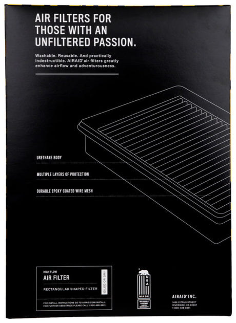 Airaid 15-18 Chevrolet Colorado L4 2.5L F/I Replacement Dry Air Filter