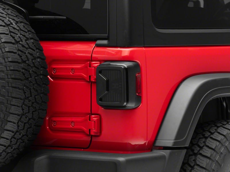 Raxiom 18-23 Jeep Wrangler JL LED Tail Lights- Blk Housing (Smoked Lens)