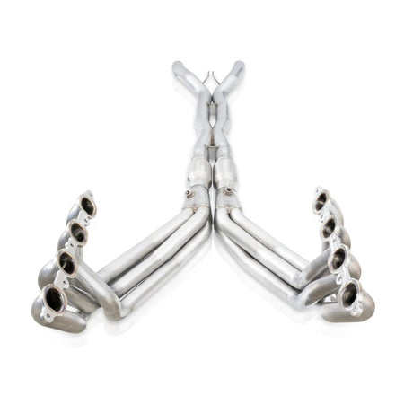 Collecteurs d'échappement Corvette 6,2 L 2014-18 en acier inoxydable, primaires de 2 pouces avec catalyseurs à haut débit X-Pipe