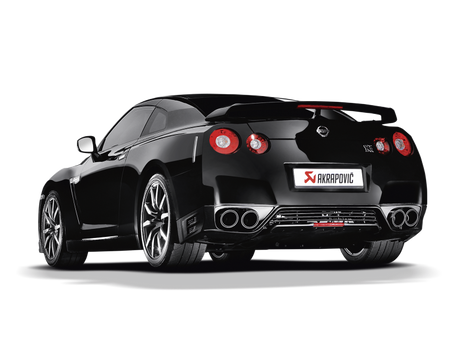 Ligne Slip-On Akrapovic 08-17 Nissan GT-R (Titane) (Embouts requis)