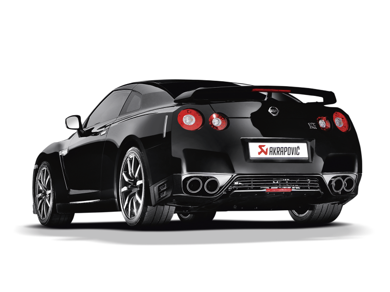 Ligne Slip-On Akrapovic 08-17 Nissan GT-R (Titane) (Embouts requis)