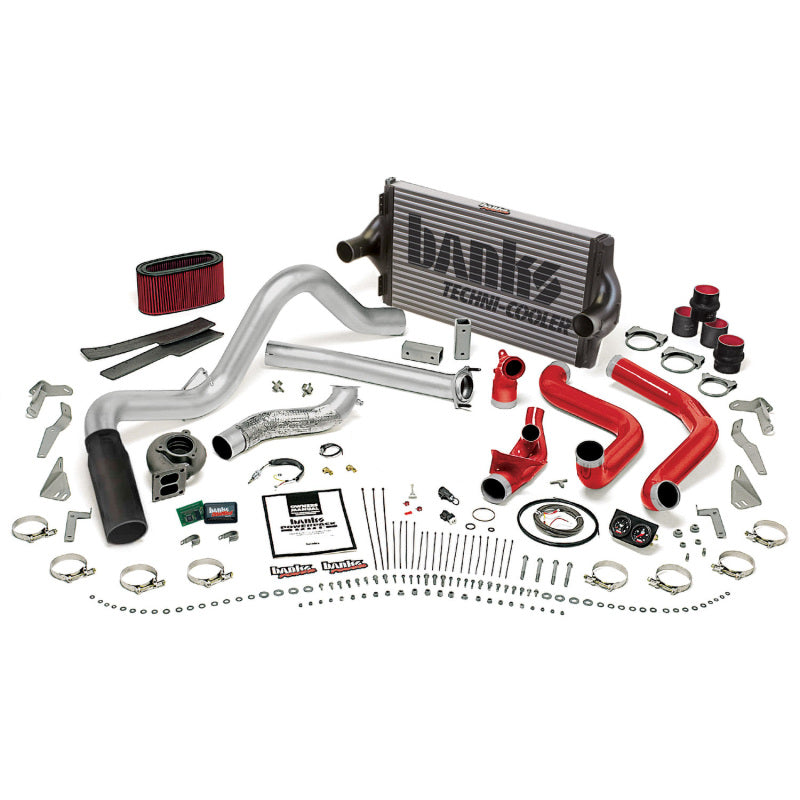 Système PowerPack Man Banks Power 94-95.5 Ford 7.3L - Échappement simple SS avec embout noir