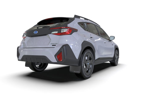 Bavette garde-boue Rally Armor 2024 Subaru Crosstrek Black UR avec logo bleu clair