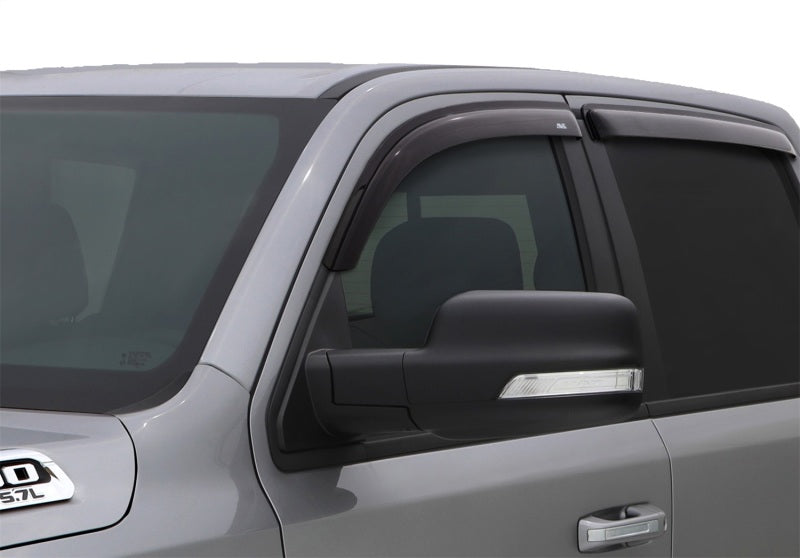 Déflecteurs de vitres avant et arrière à montage extérieur AVS 2019 RAM 1500 Crew Cab Ventvisor 4 pièces - Fumé