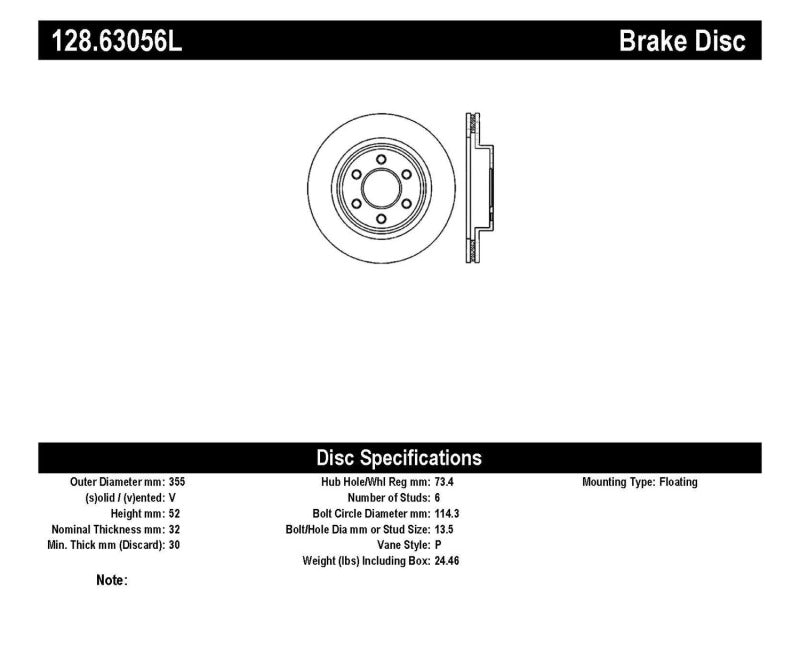 Disque de frein sport percé StopTech