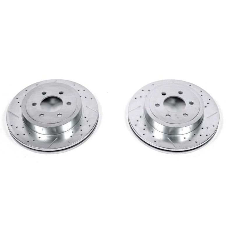 Disques de frein avant Power Stop 03-04 Dodge Dakota Evolution percés et fendus - Paire