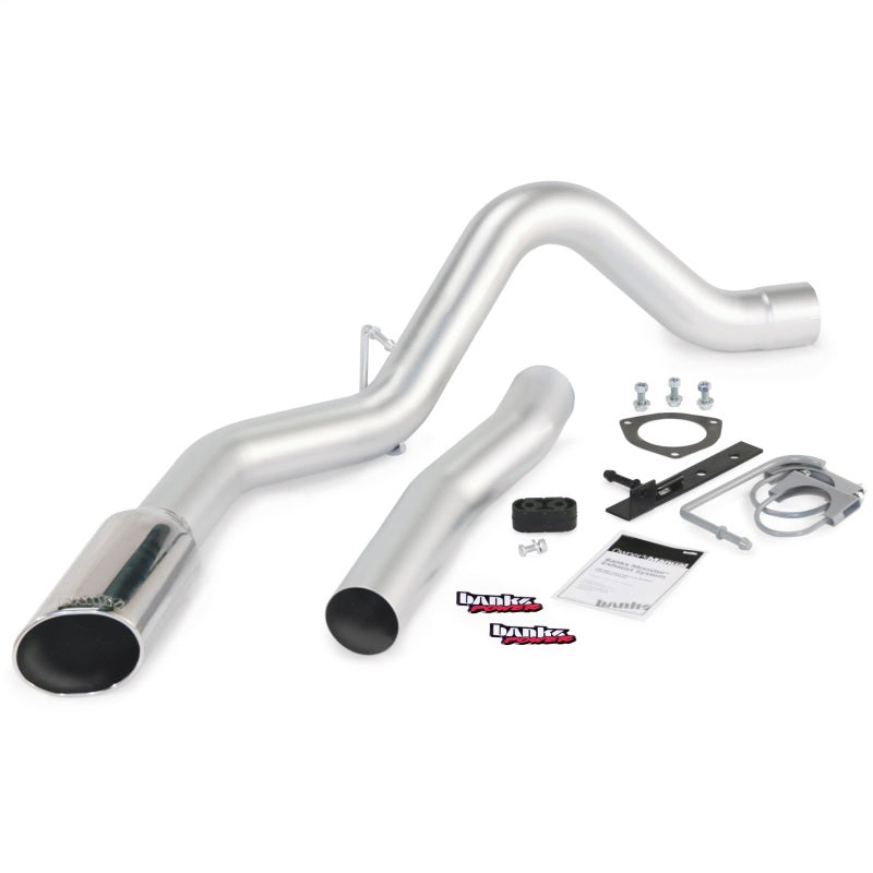 Système d'échappement Monster Banks Power 15 Chevy 6,6 L LML ECLB/CCSB/CCLB - Échappement simple SS avec embout chromé