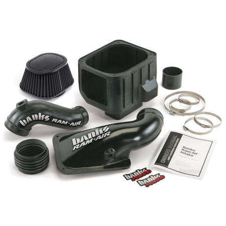 Système d'admission d'air Ram-Air Banks Power 01-04 Chevy 6.6L LB7 - Filtre sec