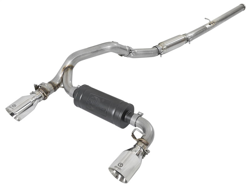 aFe Takeda 3in 304 SS Cat-Back Exhaust w/ Polished Tip 16-18 Ford Focus RS 2.3L (t)