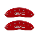 MGP 4 Caliper Covers Engraved Front & Rear GMC Yellow finish black ch