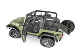 Kit de plancher avant BedTred 3 pièces pour Jeep TJ 97-06 sans console centrale - Avec écrans thermiques (S/O uniquement)