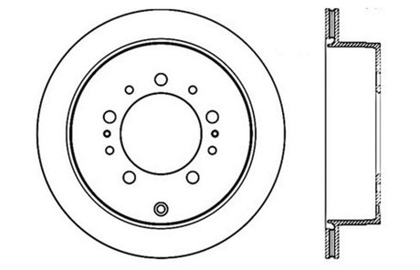 StopTech Drilled SportStop Cryo Rotor - Left