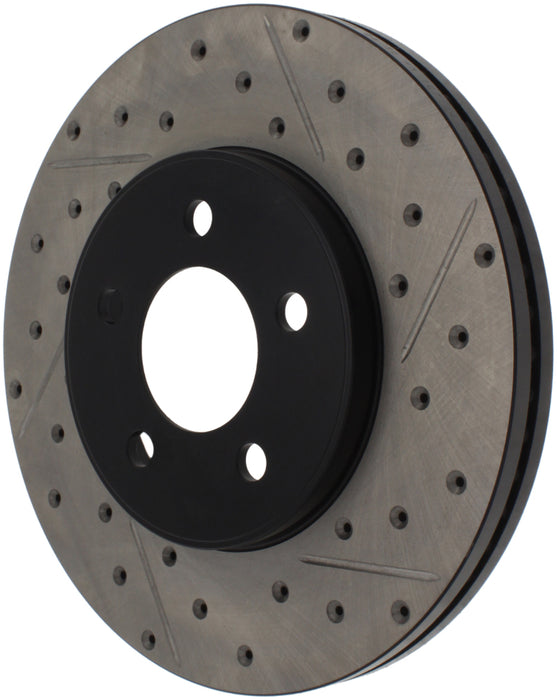 Rotor avant gauche rainuré et percé StopTech pour Lincoln Town Car 03-09 / Mercury Grand Marquis 03-09