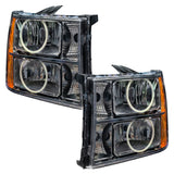 Oracle Lighting 07-13 GMC Sierra Pre-Assembled LED Halo Headlights -UV/Purple