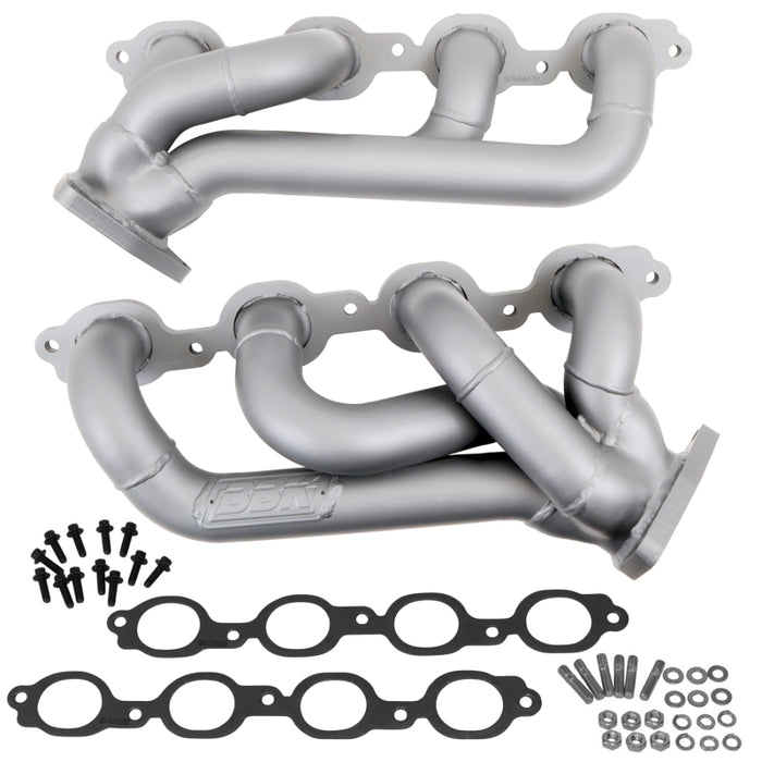 Embases BBK 14-18 GM Truck 5.3/6.2 1 3/4 po Shorty Tuned Length - Titanium Ceramic